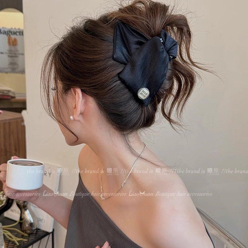 复古气质抓夹女2025新款发量多发夹后脑勺感简约鲨鱼夹子头饰,淘宝优惠券,粉丝福利购,淘宝优惠卷