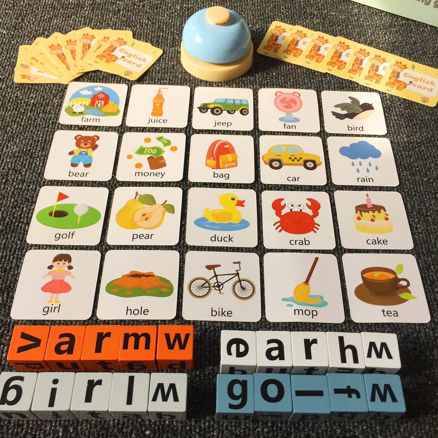儿童益智早教拼单词亲子游戏宝宝英语启蒙字母积木专注力拼图玩具,淘宝优惠券,粉丝福利购,淘宝优惠卷
