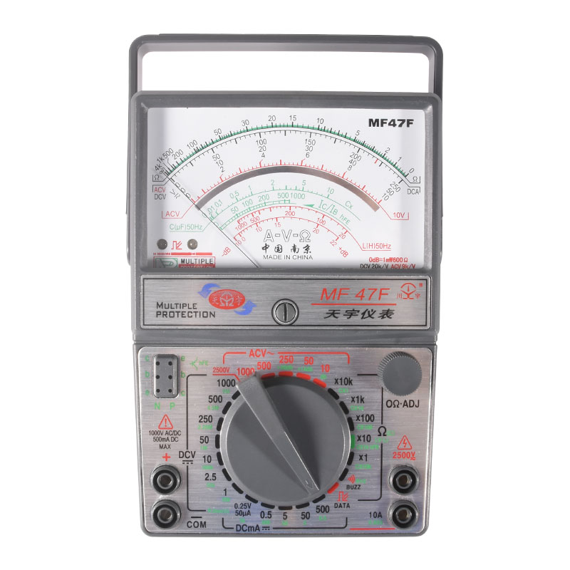 DE-960TR指针式机械万用表多功能MF47电工万能表技校技工学习用表 - 图3