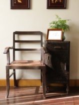 Sun-moon Hall Republic of China Eucalyptus Wood Chairs Leaning Back Chair Dining Chair Coffee Chairs Antique Ancient Play Old Objects Old Furniture