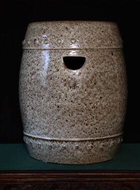 老物件庭院庭院摆件釉陶古董