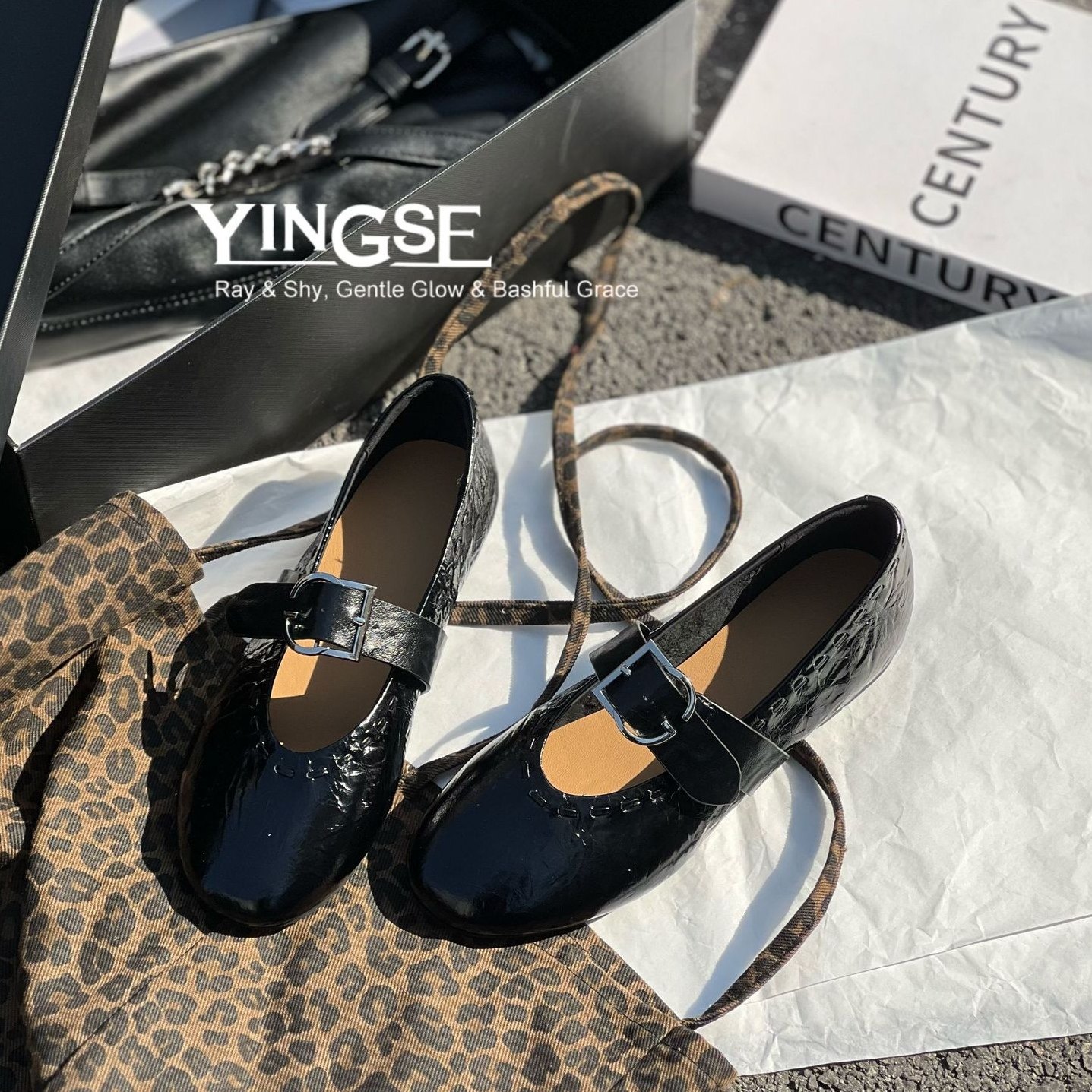 欧洲站2026春季新款时尚平底舒适芭蕾舞鞋女百搭休闲玛丽珍鞋潮,淘宝优惠券,粉丝福利购,淘宝优惠卷