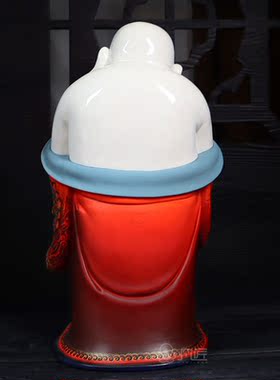 弥勒佛摆件白瓷送礼工艺品