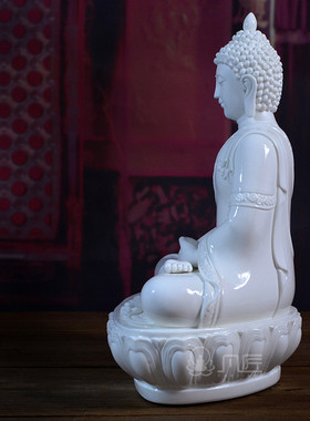 德化白瓷泰国东南亚风雕塑艺术品