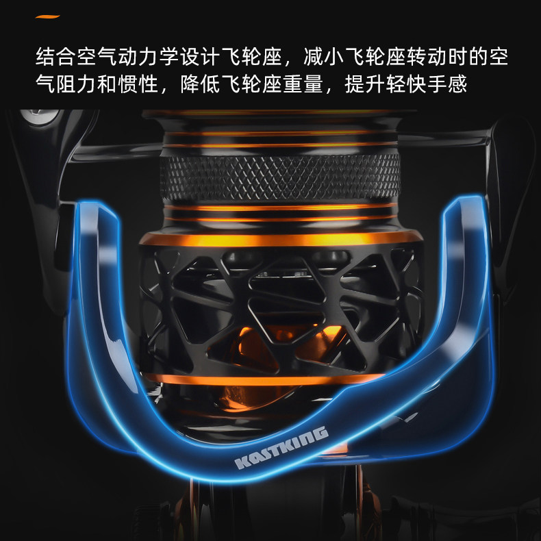 卡斯丁沧羽微物纺车轮kastking线杯 kastking鱼线轮