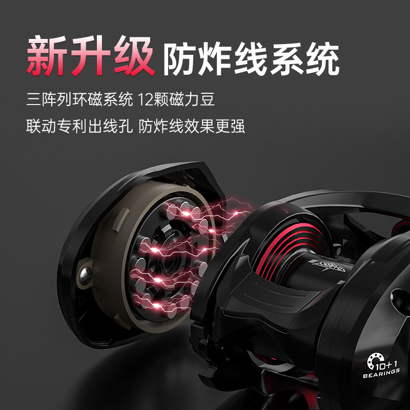 卡斯丁水滴轮超远投翔鲨防炸线翘嘴 kastking鱼线轮