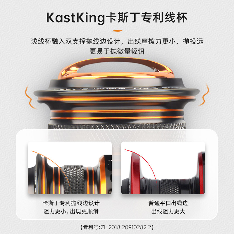 卡斯丁沧羽微物纺车轮kastking线杯 kastking鱼线轮