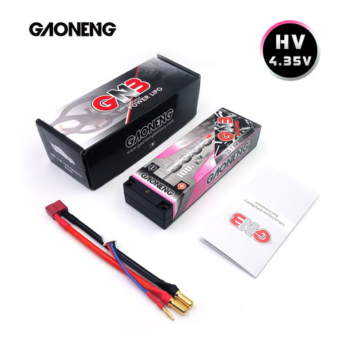 GNB高能8000mAh 2S2P 7.6V 100C HV 5.0mm铜管1:10RC车船模锂电池 - 图2