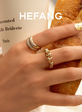HEFANG何方珠宝卷卷意面戒指