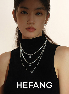HEFANG气泡方糖项链原创设计