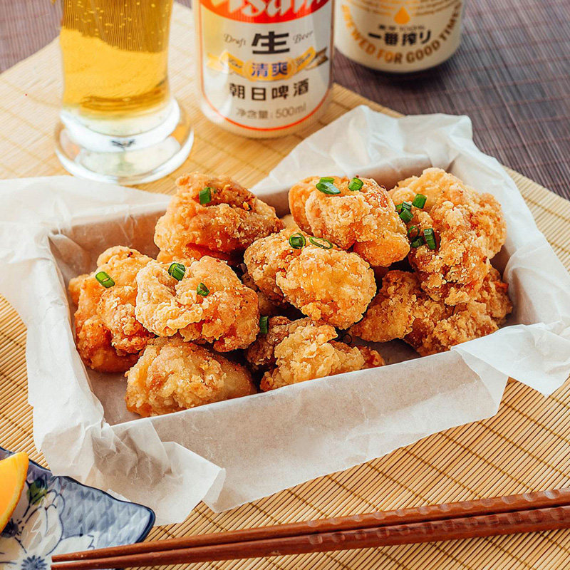 正大日式唐扬鸡块1kg 裹粉炸鸡肉鸡块鸡米花盐酥鸡香酥鸡块半成品