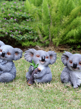 仿真考拉动物户外挂饰园林景观