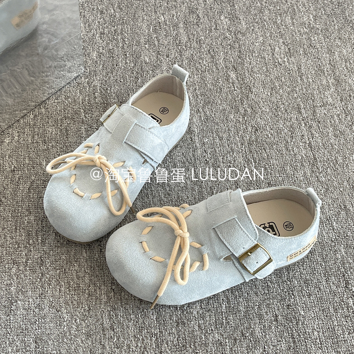 鲁鲁蛋勃肯鞋厚底小个子一脚蹬懒人鞋2026新款板鞋子女鞋休闲单鞋,淘宝优惠券,粉丝福利购,淘宝优惠卷