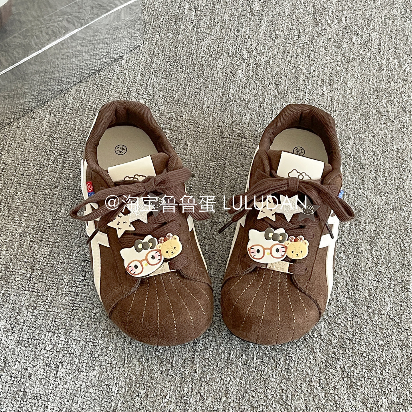 鲁鲁蛋秋季女鞋复古德训鞋子女2025新款爆款小众不撞款板鞋休闲鞋,淘宝优惠券,粉丝福利购,淘宝优惠卷