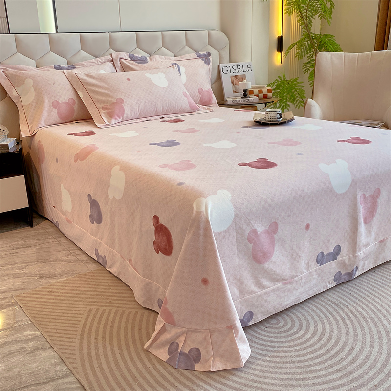 定做订制全棉纯棉加厚磨毛床单被单榻榻米大炕单高低床上下铺加大 - 图2