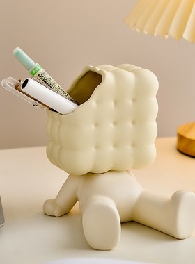 可爱饼干造型桌面收纳盒摆件