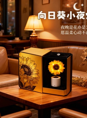 向日葵小夜灯充电卧室氛围灯