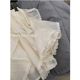 Beige high waist versatile fairy skirt gentle