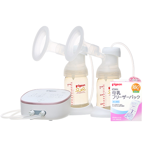 贝亲智能电动双边进口配*吸奶器 pigeon海外吸奶器