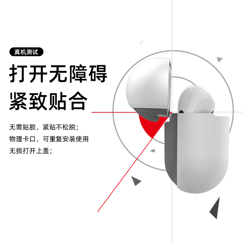 UNIICO适用AirPodsPro保护套苹果3蓝牙耳机airpods硅胶软壳12代二新款苹果耳机壳套三代保护壳pro二代耳机套 - 图1