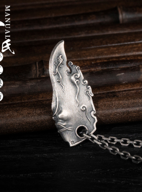 关公吊坠项链霸气武财神护身符