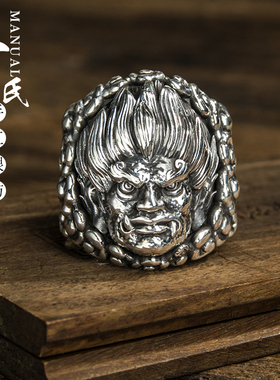 寸氏s999足银男纯银银饰霸气礼物