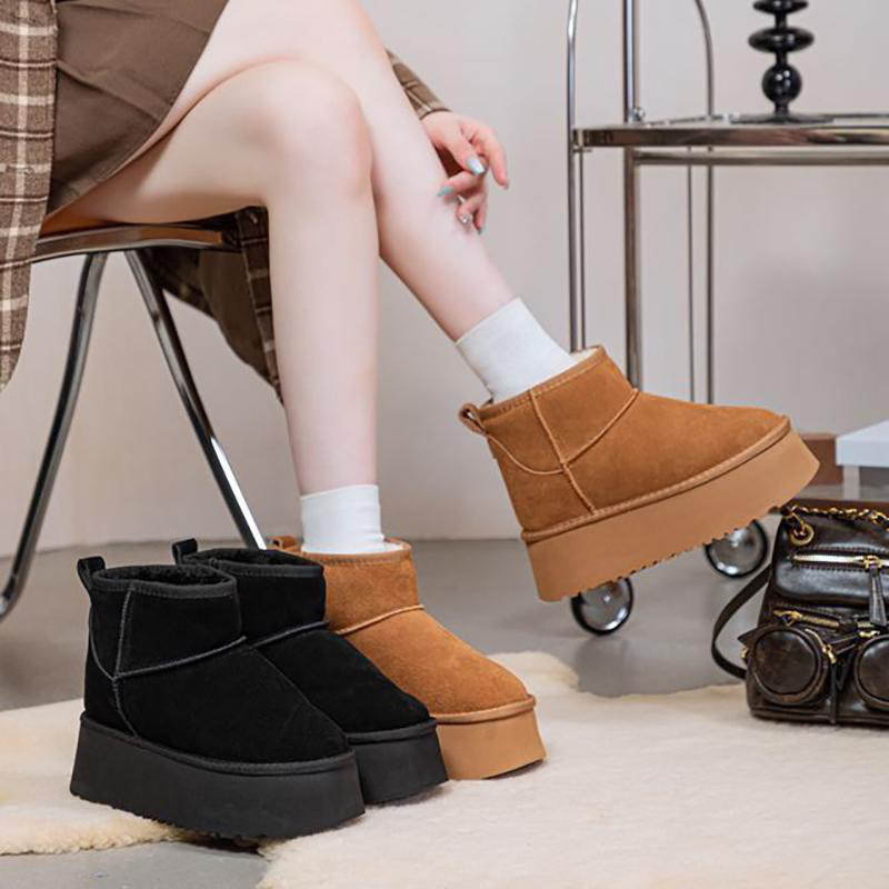 内增高12CM雪地靴女2025年冬季超高跟小个子真皮加绒加厚保暖棉鞋,淘宝优惠券,粉丝福利购,淘宝优惠卷