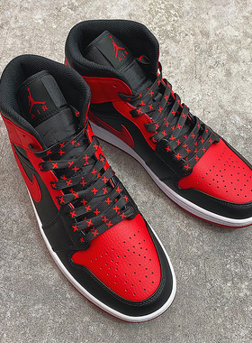 AJ1鞋带高低帮板鞋禁穿红外线