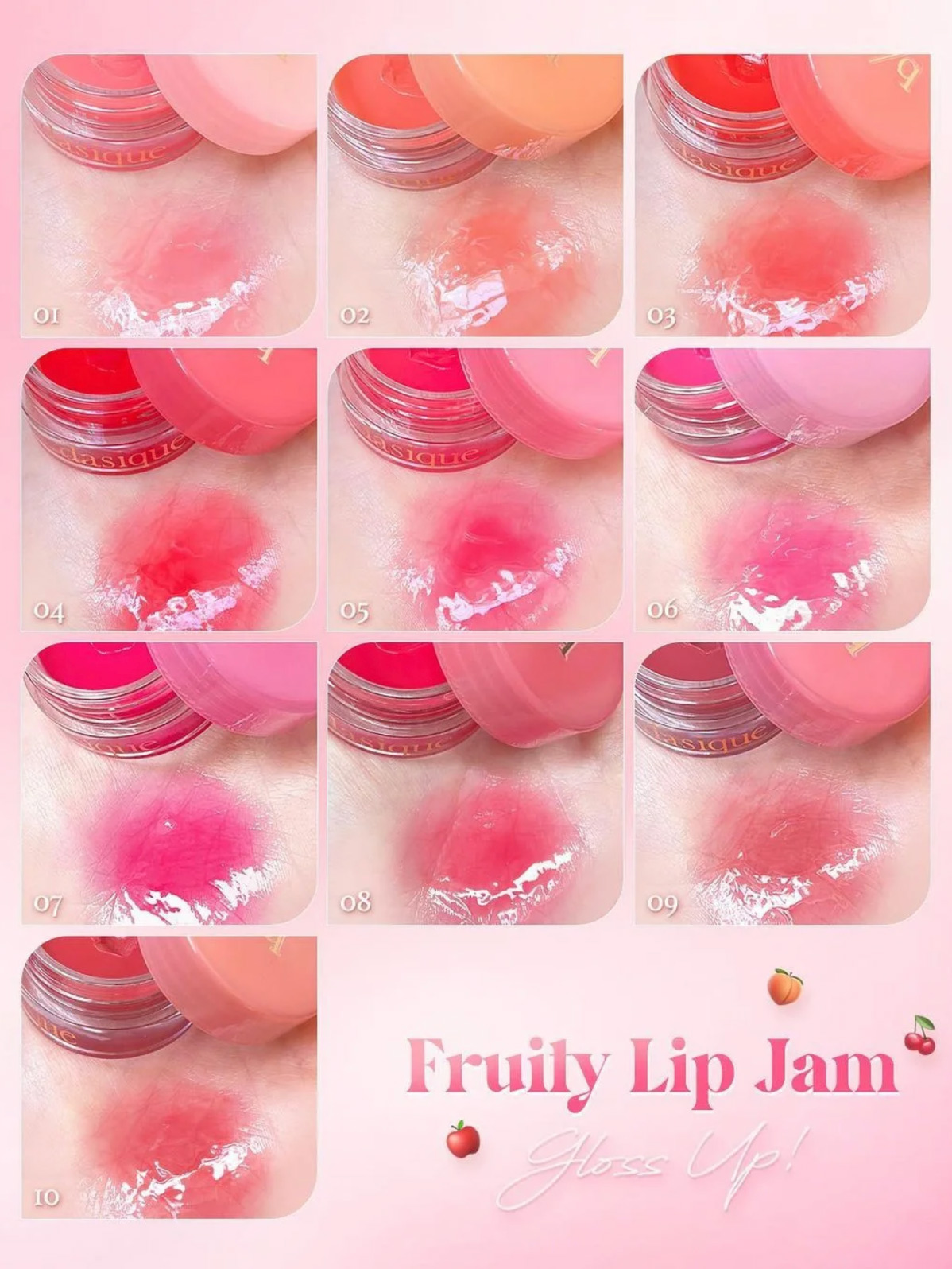 新品首发！dasique代曦可 Fruity Lip Jam果冻固体唇蜜润唇膏唇彩-图1