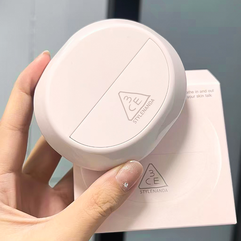 【保税】3ce裸感贴肤气垫小奶壳粉底液哑光替换装防晒遮瑕26.3-10 - 图0