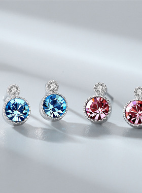 小众之心925银高级感防过敏耳钉