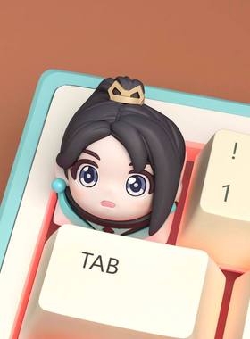 瓦罗兰特无畏契约暮蝶个性树脂键帽送拔键器机械键盘个性立体按键