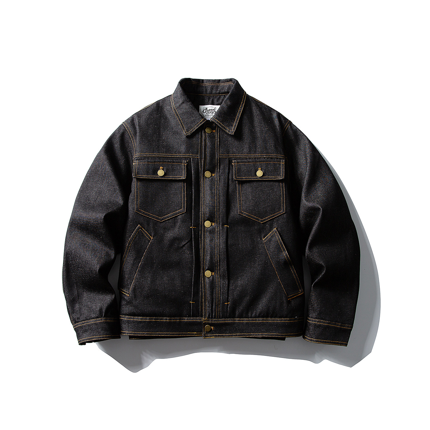 PROPCELL冬季日系复古丹宁原牛加厚夹棉工装牛仔外套潮流休闲棉服,淘宝优惠券,粉丝福利购,淘宝优惠卷