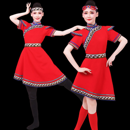 Mongolian ethnic stage costumes