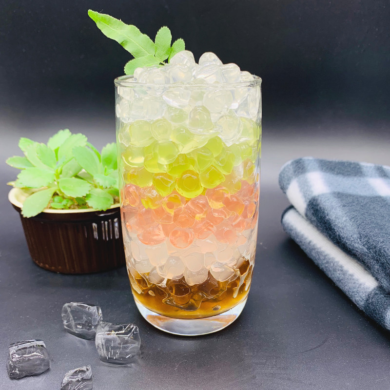 寒天qq晶球 黑糖喜茶脆波波蒟蒻爆爆珠免煮珍珠水晶多肉奶茶专用,淘宝优惠券,粉丝福利购,淘宝优惠卷