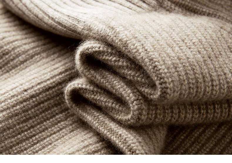 MRF〓绒+〓男女同款粗针重磅加厚斜拉链立领纯山羊绒衫女毛衣春,淘宝优惠券,粉丝福利购,淘宝优惠卷