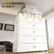 Drawer-type storage cabinet with large capacity and thickened environmentally friendly PP