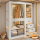 Simple wardrobe--long coats can be hung--delivered to your door