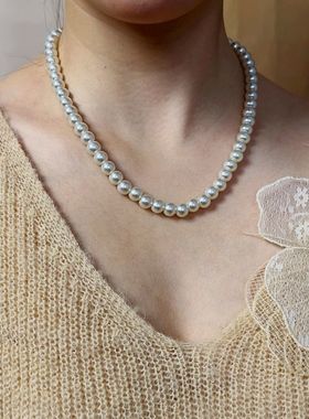 施家珠毛衣链项链女新款爆款锁骨链轻奢小众高级感颈链项链女