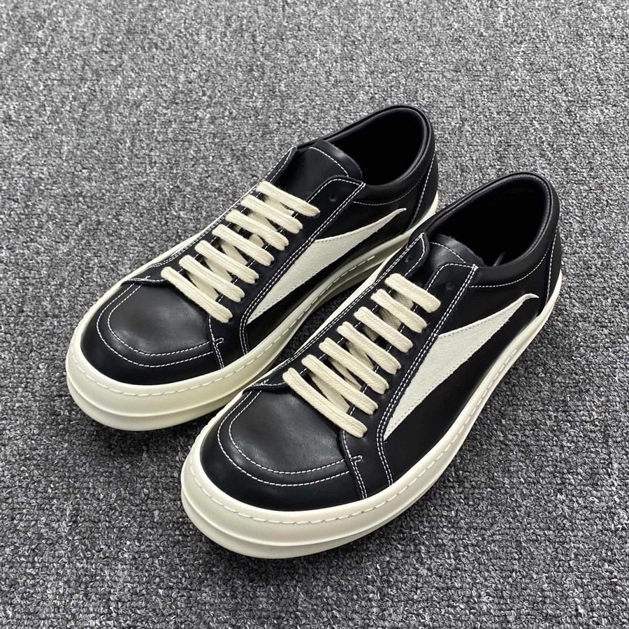 真皮ro鞋子低帮美式rick侵权工装板鞋男款厚底增高高街休闲潮鞋女,淘宝优惠券,粉丝福利购,淘宝优惠卷