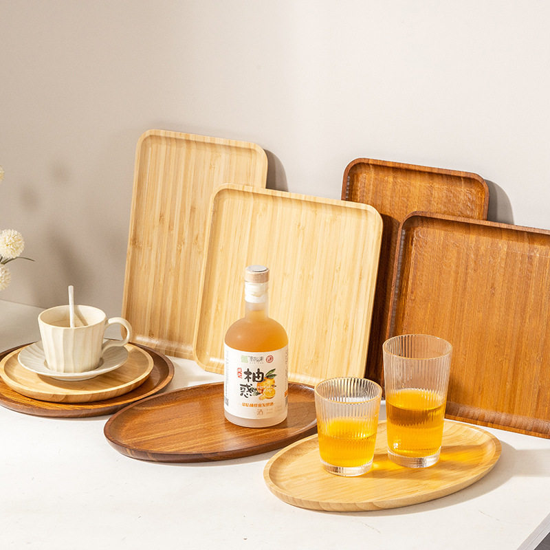 托盘实木烧烤木长方形茶盘家用小吃盘蛋糕盘子餐厅酒店餐用托盘,淘宝优惠券,粉丝福利购,淘宝优惠卷