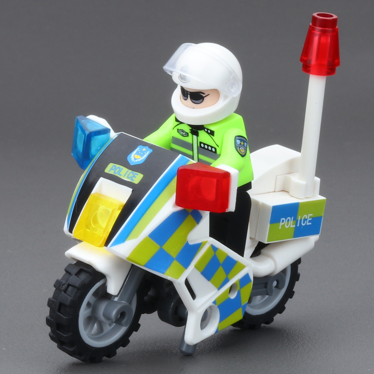 乐高第三方交通警察特警系列反派人仔囚犯人特种兵积木人拼装玩具 - 图2