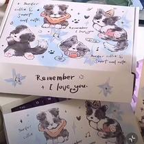 Small side pasta box puppy cartoon high face value small card out of card delivery packing gift packaging box effluent