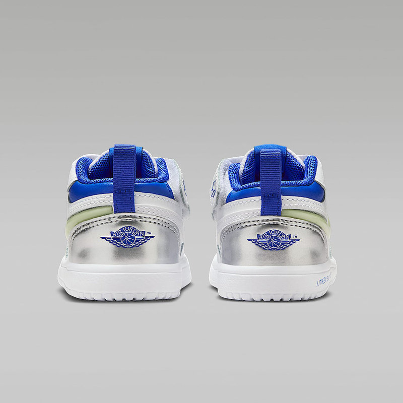 Nike耐克童鞋AJ1 LOW夜光勾子儿童板鞋易穿脱运动鞋HJ9957-100,淘宝优惠券,粉丝福利购,淘宝优惠卷