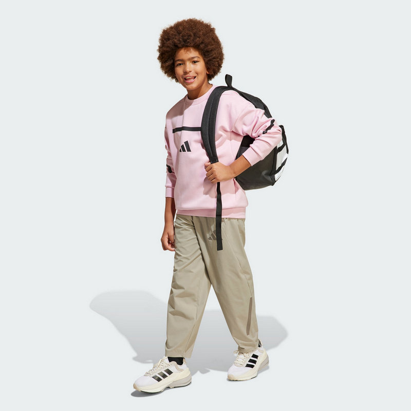 Adidas阿迪达斯女大童休闲舒适J Z.N.E.FZ针织连帽运动外套JC7576,淘宝优惠券,粉丝福利购,淘宝优惠卷