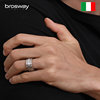 Brosway European and American fashionable titanium steel ring for men
