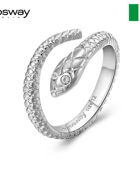 brosway女生蛇形钛钢欧美戒指