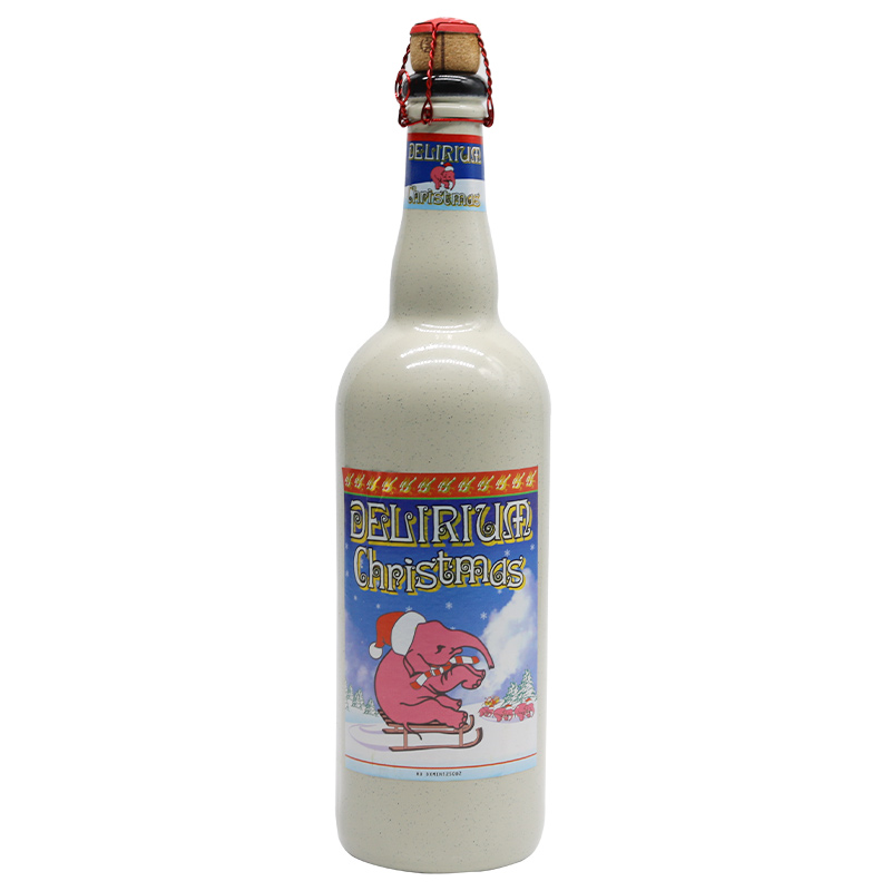 6瓶比利时进口啤酒 精酿啤酒 Delirium粉象三料圣诞啤酒 750ml