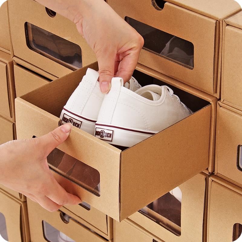 drawer organizer storage boxes shoe box paper storage box-图0