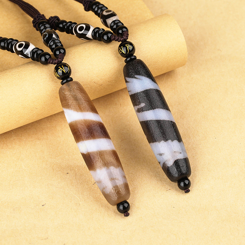 西藏玛瑙真品吊坠男女天然转运珠 凡蝶项坠/吊坠